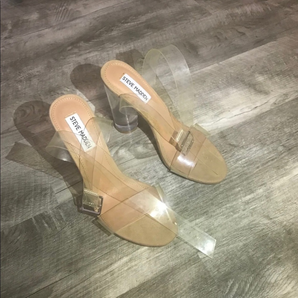 Steve Madden clearer heels